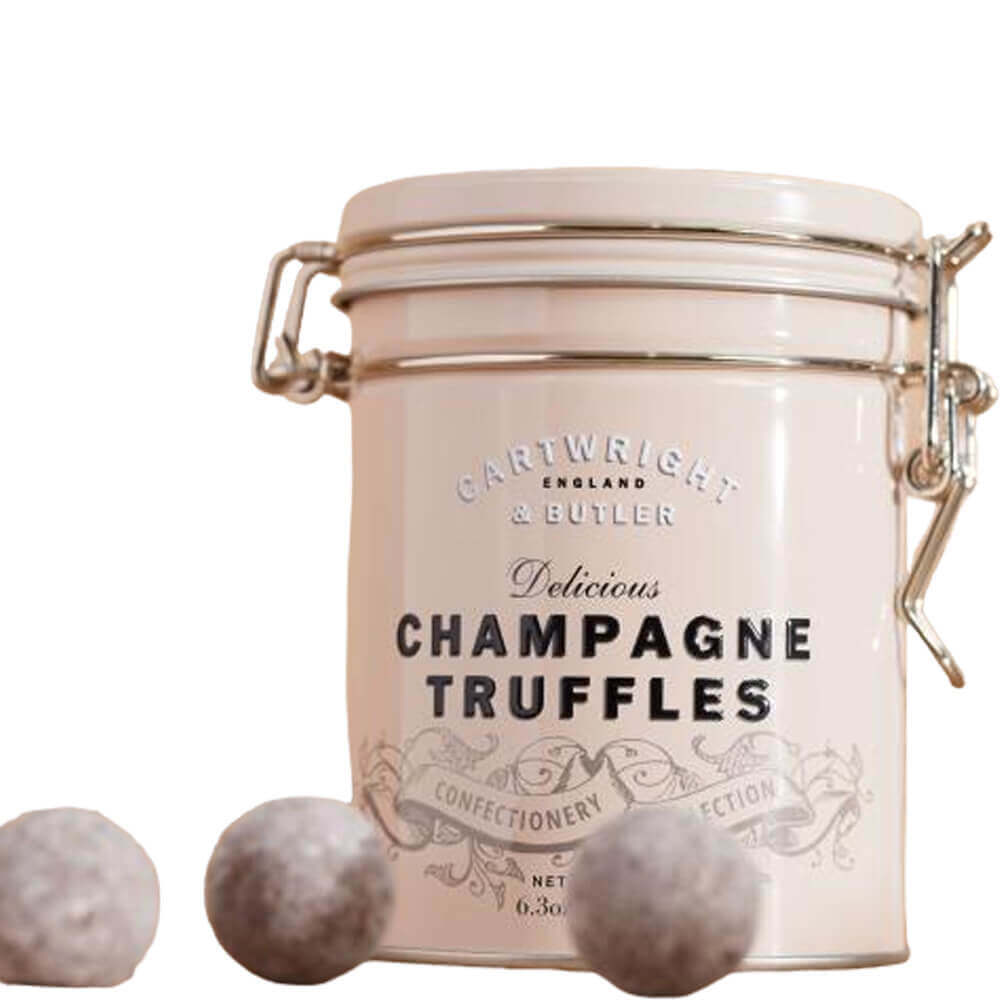 Cartwright & Butler Marc De Champagne Truffles In Tin 180g